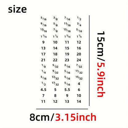 60pcs Mechanical Drive Socket Label Stickers | Quick and Easy Reminder Toolbox Decals