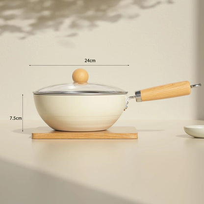 Mini Ceramic Non-Stick Frying Pan Wok Home Egg Steak Skillet Pancake Fried Induction Cooker Gas Stove Saucepan Kitchen Cookware