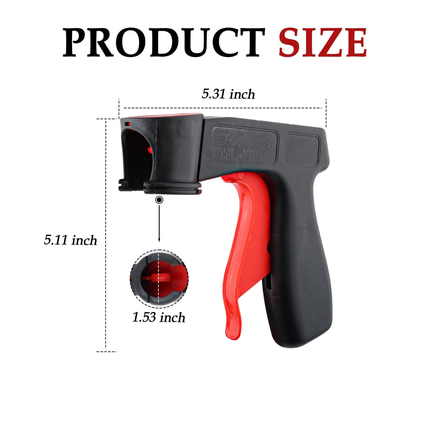 Reusable Spray Can Handle | Car Paint Sprayer Trigger for DIY Body Repair