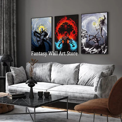 Traces of Arcane Poster Arcane 2 TV Series Wall Decor Gaming Room TV Fans Home Room Wall Decor Jinx VI Caitlyn Characters Prints