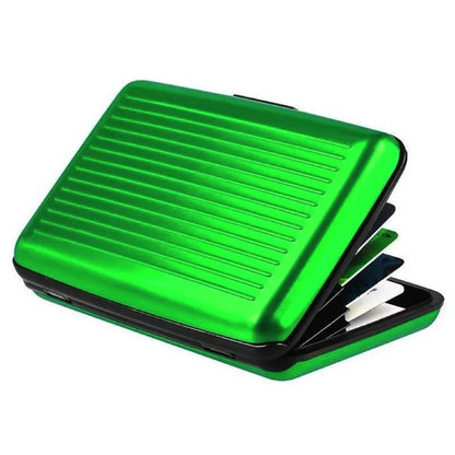 Metal Credit Card Holder Wallet | Slim Waterproof Card Protector