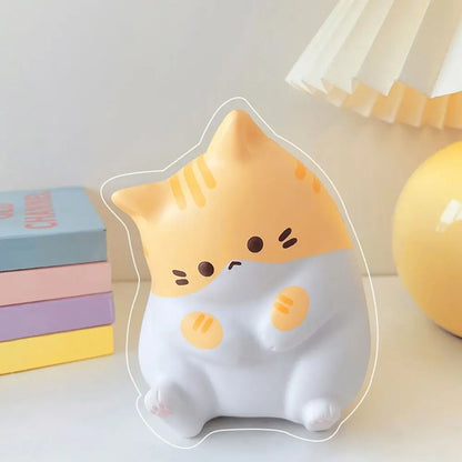Cat Stress Relief Squishy Toy | Slow Rising Squeeze Toy