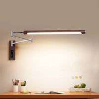 French Vintage Plug In Wall Sconce Adjustable Arm Bedside Reading Light