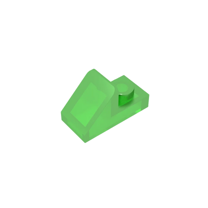 Gobricks GDS-832 Slope 45 2x1 with 2/3 Cutout | Compatible Building Block for DIY
