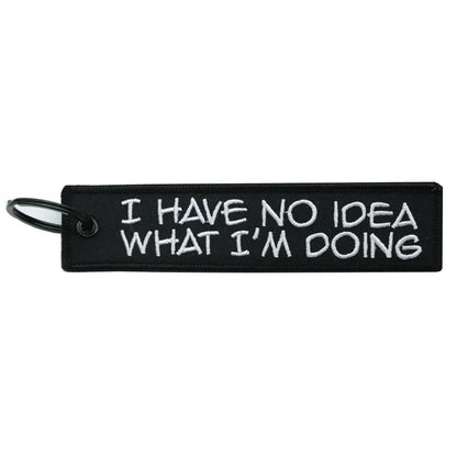 Motorcycle Keychain Double Sided Embroidery | Fashion Key Ring Gift