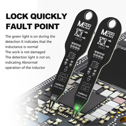M093 Inductance Tester Motherboard Coil Tester | Inductor Detector Repair Tool with Electromagnetic Induction