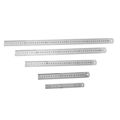 Stainless Steel Straight Ruler | Precision Double Sided Measuring Tool