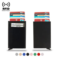 DIENQI Rfid Credit Card Holder | Smart Minimalist Aluminium Wallet