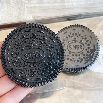 Squishy Handmade Silicone Cookies Fidget Toy | Slow Rebound Stress Relief Pinch Toy for Kids