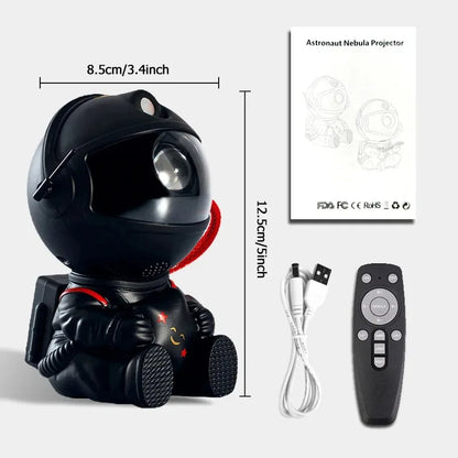 Projecteur d'étoiles Veilleuse galaxie Projecteur spatial astronaute Lampe LED de plafond nébuleuse étoilée pour Chambre Décoration Maison Cadeau Enfants