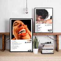 Rapper Nsqk Poster Sticky Wall Art Printing Waterproof Home Living Bed Room Bar Aesthetic Decor