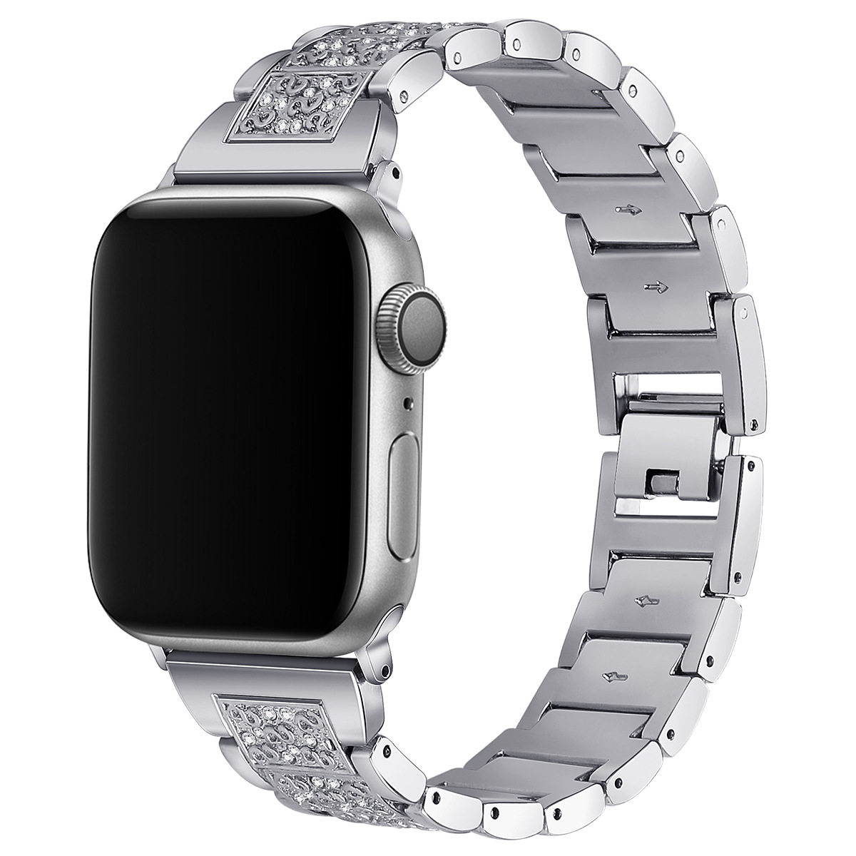Dressy S-Block Metal Band for Apple Watch 38/40/41mm & 42/44/45mm