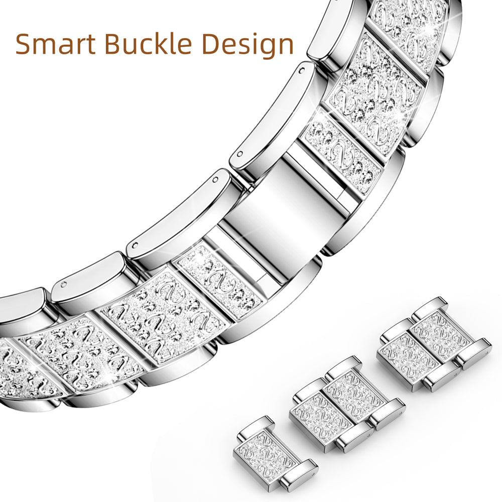 Dressy S-Block Metal Band for Apple Watch 38/40/41mm & 42/44/45mm