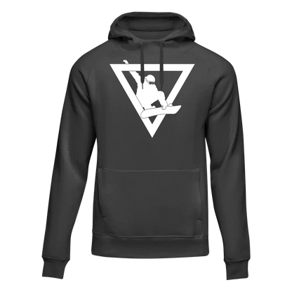 Snowboarder Geometry Adult Fleece Hoodie