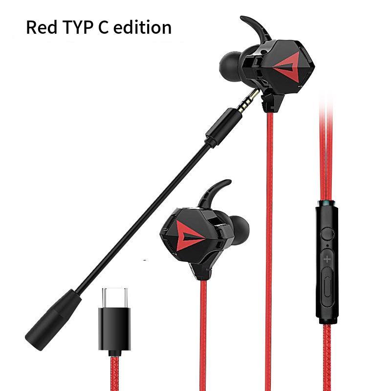Auriculares intrauditivos de 3,5 mm con cable tipo C y micrófono