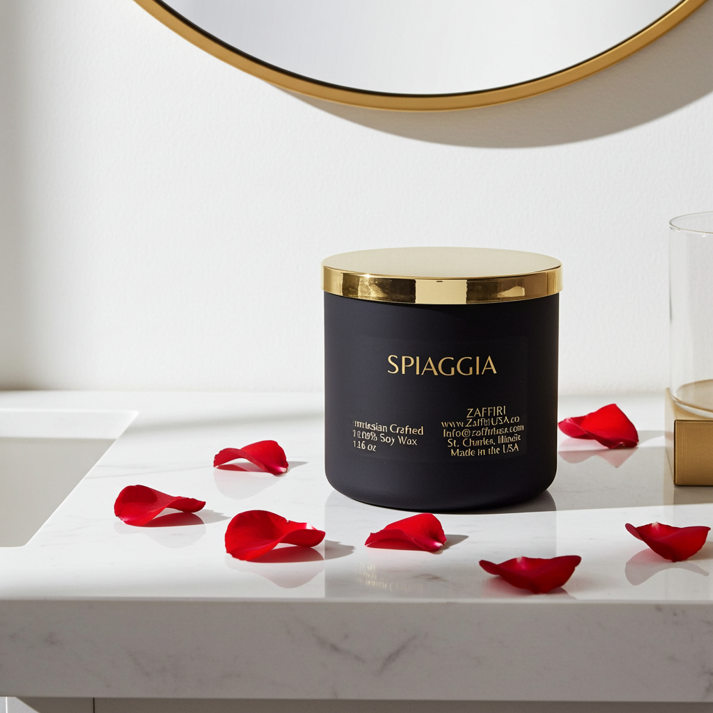 SPIAGGIA | 16oz Soy Wax Candle - Fragrance by ZAFFIRI