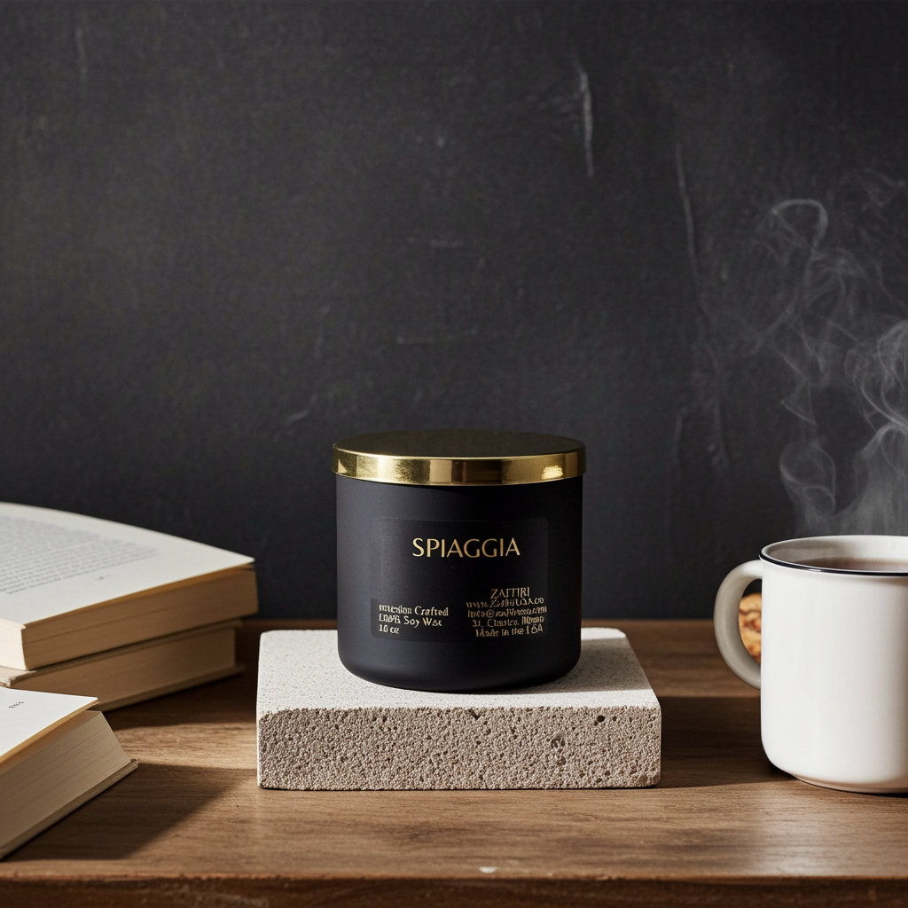 SPIAGGIA | 16oz Soy Wax Candle - Fragrance by ZAFFIRI