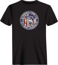 Outdoorsman Fishing Club Patriotic Man T-Shirt