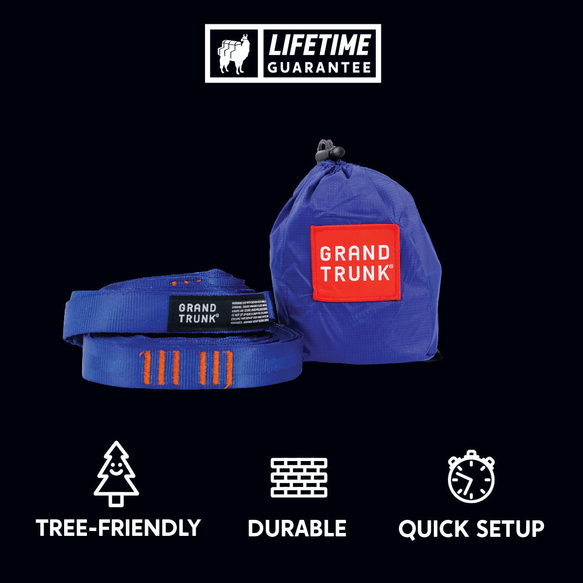 Trunk Straps | Hammock Suspension Straps with 36 Adjustment Points