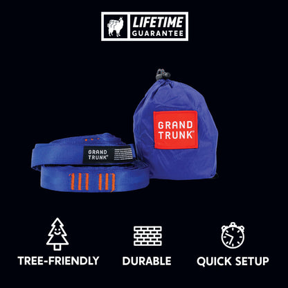 Trunk Straps | Hammock Suspension Straps with 36 Adjustment Points