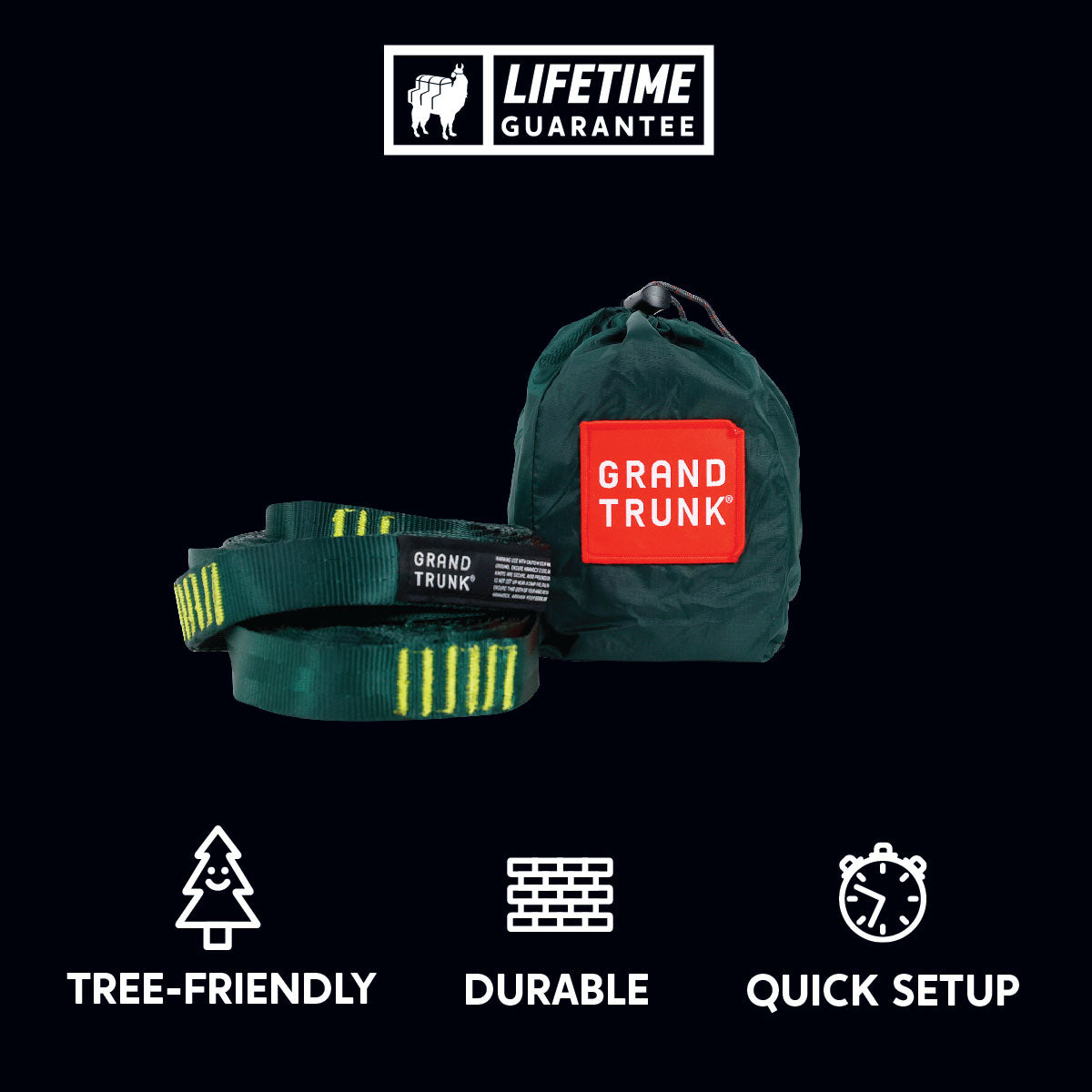 Trunk Straps | Hammock Suspension Straps with 36 Adjustment Points