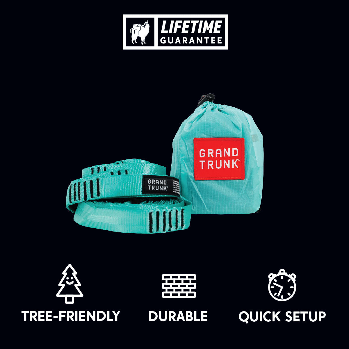 Trunk Straps | Hammock Suspension Straps with 36 Adjustment Points