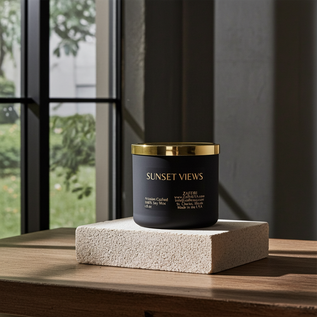 SUNSET VIEWS | 16oz Soy Wax Candle - Fragrance by ZAFFIRI