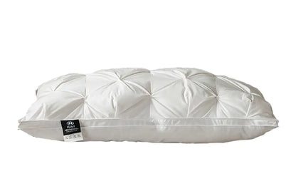 Feather Pillows with White Goose Neck Guards (Pair)