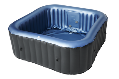 MSPA | TEKAPO | Comfort Series | Inflatable Hot Tub & Spa | Metallic Blue | Upto 6 Person