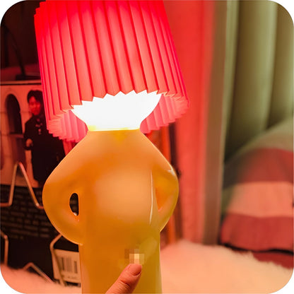Human Shaped Table Lamp Wireless Battery Operated Novelty Light