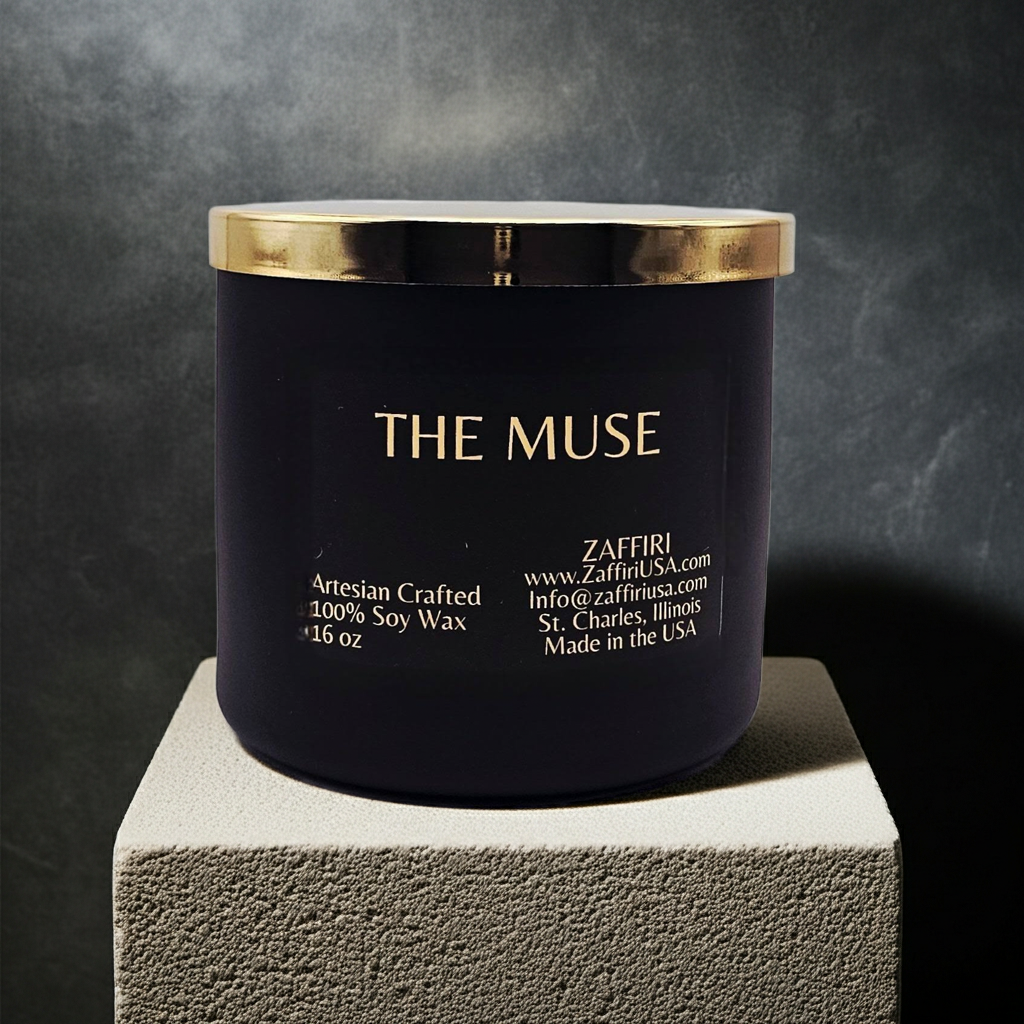 THE MUSE | 16oz Soy Wax Candle - Fragrance by ZAFFIRI