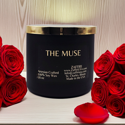 THE MUSE | 16oz Soy Wax Candle - Fragrance by ZAFFIRI