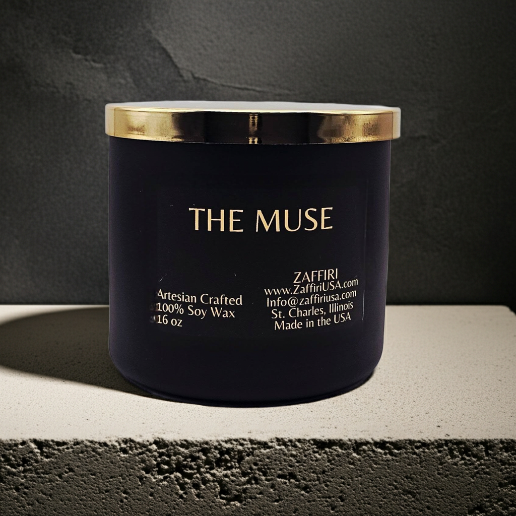 THE MUSE | 16oz Soy Wax Candle - Fragrance by ZAFFIRI