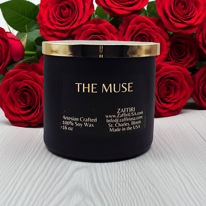THE MUSE | 16oz Soy Wax Candle - Fragrance by ZAFFIRI