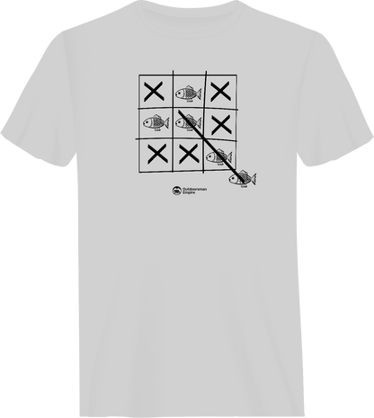Fish Tick Tack Toe Man T-Shirt