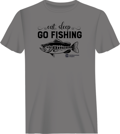 Eat Sleep Go Fishing Man T-Shirt