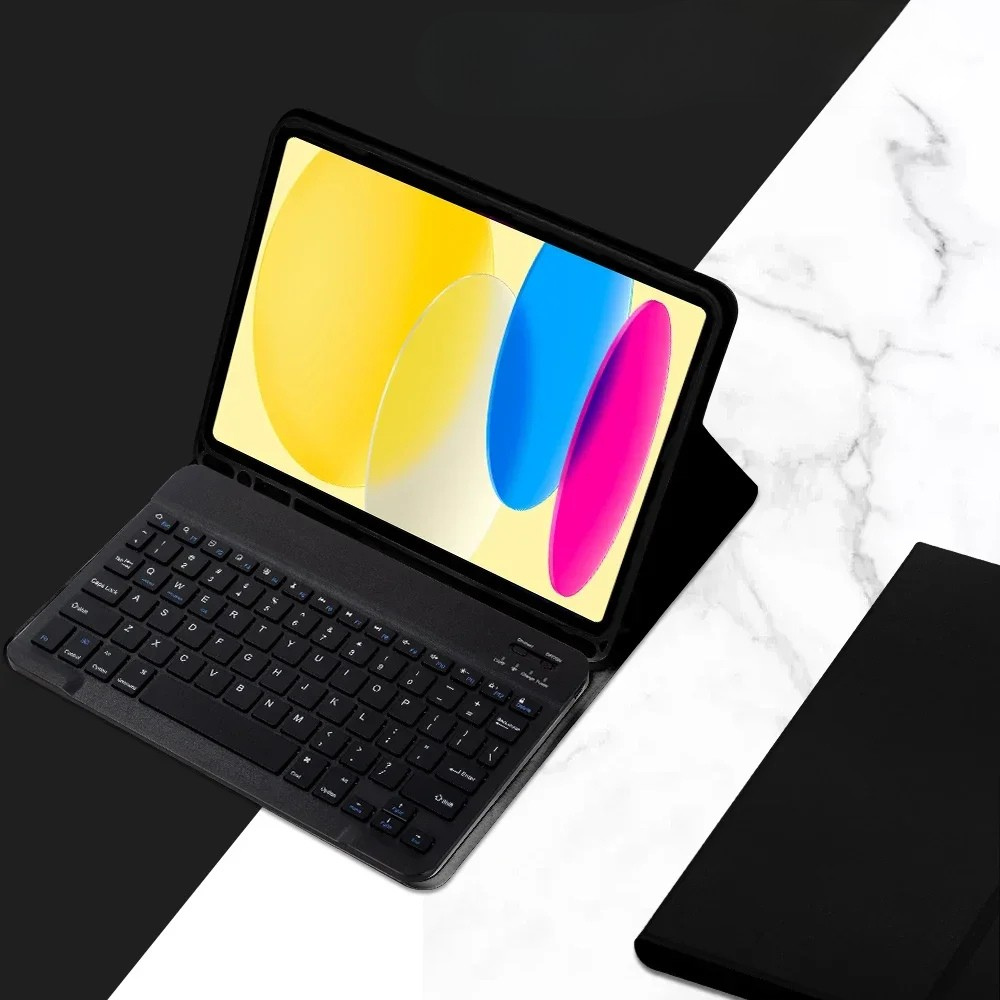 iPad 10th Gen 10.9 Keyboard Case Detachable Bluetooth Keyboard Tablet Cover