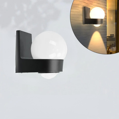 Applique Murale LED Étanche IP66 8W Lampe Extérieure Intérieure pour Porche Balcon