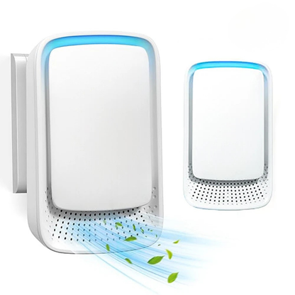 Purificateur d'air portable mini ioniseur négatif pour la maison le bureau les animaux la fumée les odeurs