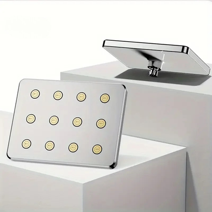 10" Large Overhead Shower Head Pressurized Anti-Block Universal Bathroom Hotel