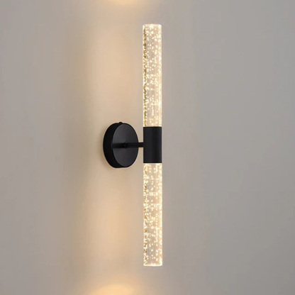 Nordic Crystal Rod LED Wall Lamp Bedroom Bedside Living Room AC85-265V Light