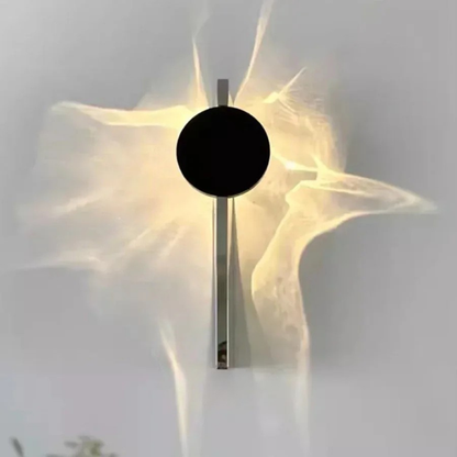 Stainless Rotatable LED Wall Sconce Creative Shadow Light Bedroom Bedside Stairs