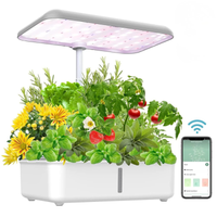 Smart WiFi Hydroponic Growing System Indoor Herb Garden LED Grow Light