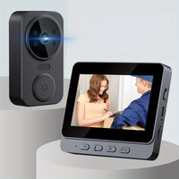 Wireless Video Doorbell – 4.3" Screen, HD Camera, Two-Way Audio & Night Vision