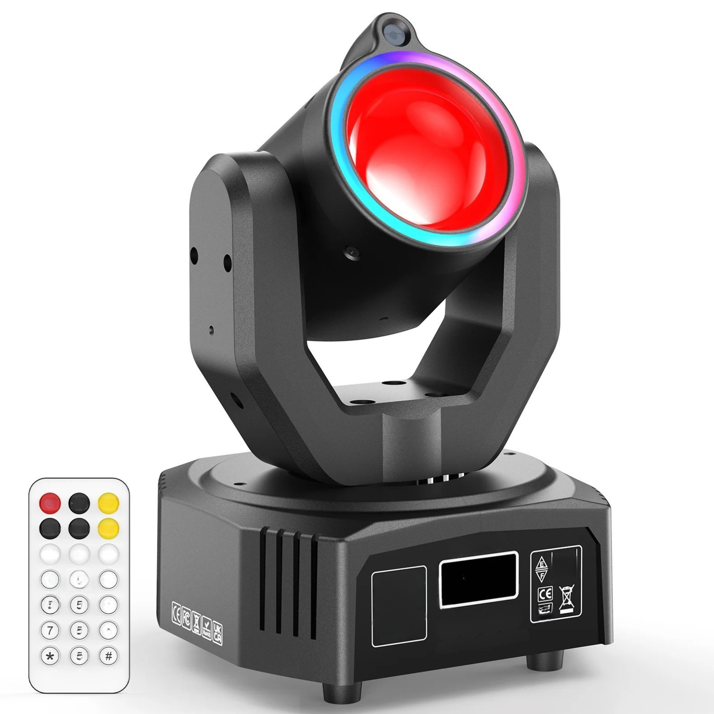U'King 30W Mini Moving Head LED RGBW Spot Beam Stage Light DMX DJ Party Disco