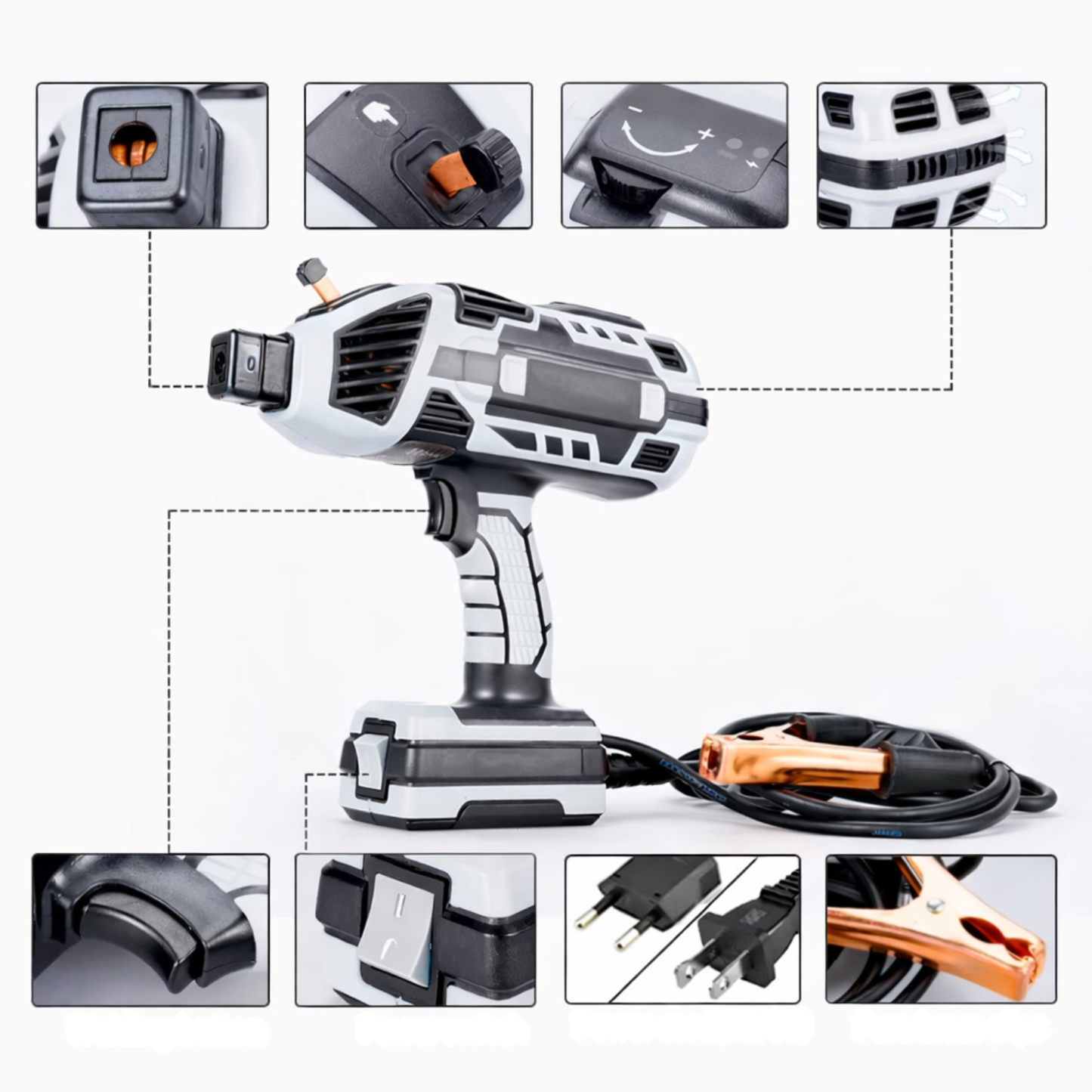 4600W Handheld Arc Welder Mini Portable Welding Machine Home DIY Euro 220V