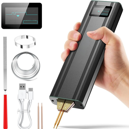 Seesii Portable Mini Spot Welder 5.0Ah Battery 80 Gears for 18650 Nickel Sheets