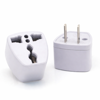 Universal Travel Plug Adapter EU US AU to UK 3 Pin AC Power Converter