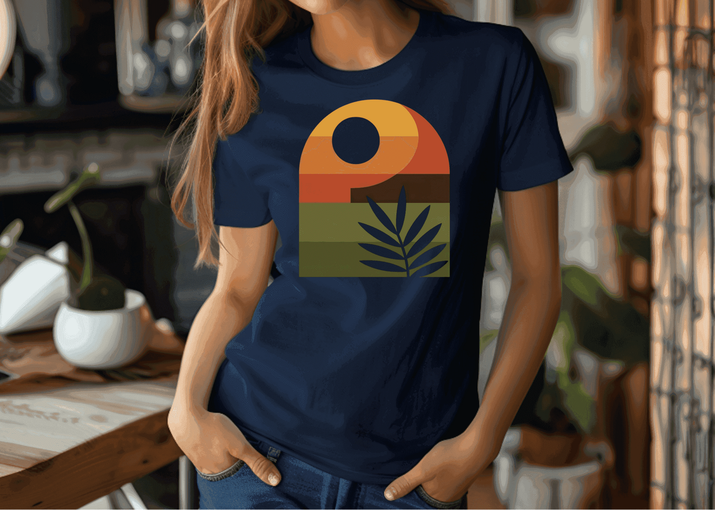 California Sunset T-Shirt – Boho Vintage Style Tee
