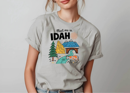 Meet Me in Idaho T-Shirt – Retro Adventure Graphic Tee